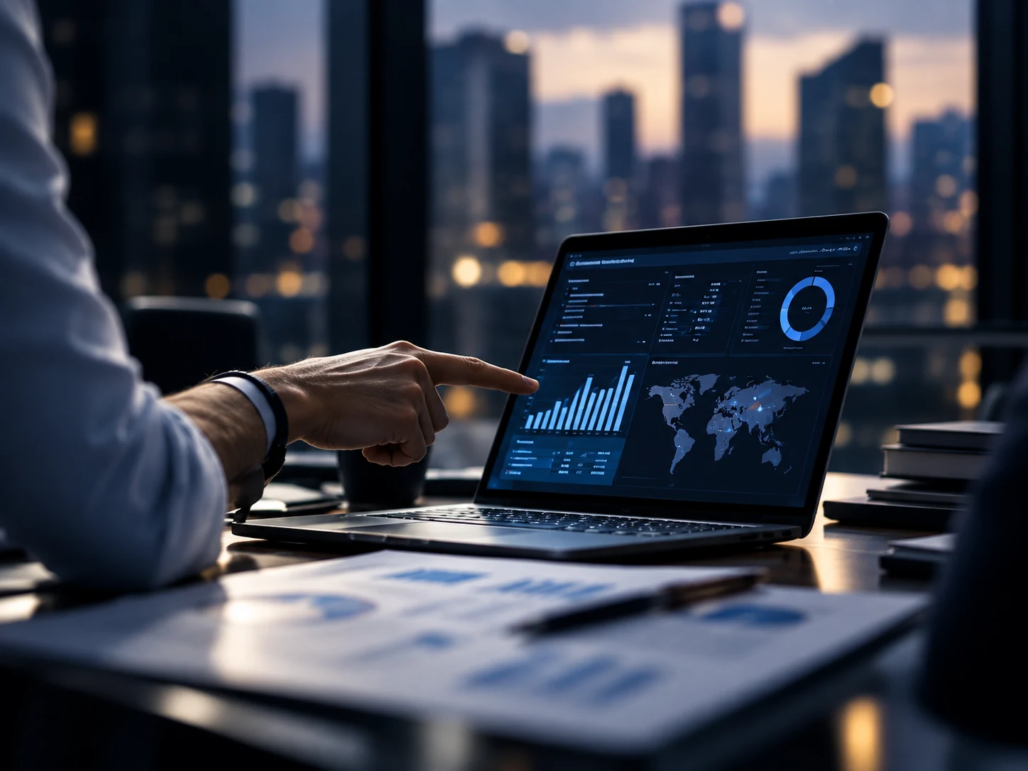 Evaluación de riesgos en un entorno corporativo